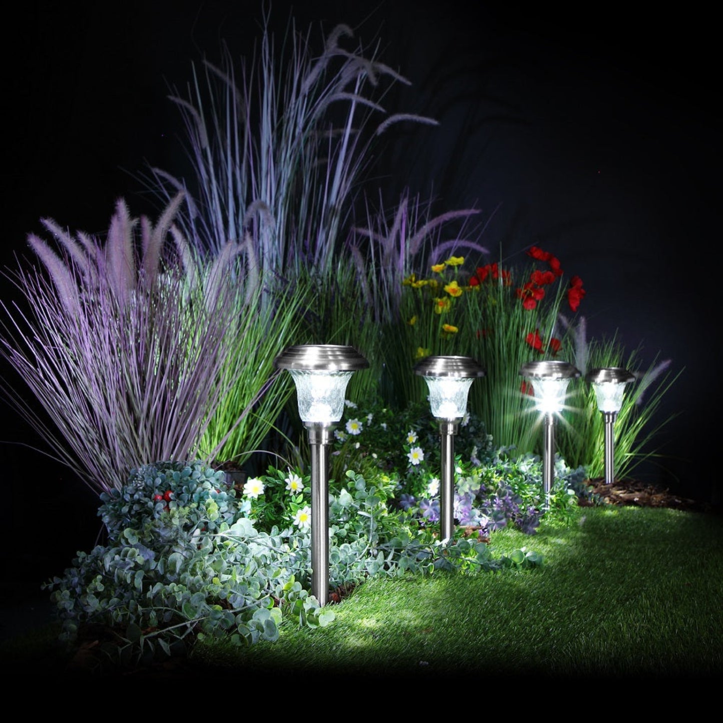 Set of 4 Connectable Deco Border Lights