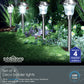 Set of 4 Connectable Deco Border Lights
