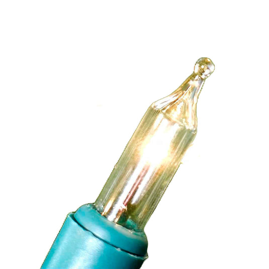 160 Clear NOMA Classic Mini String Lights with Green Cable