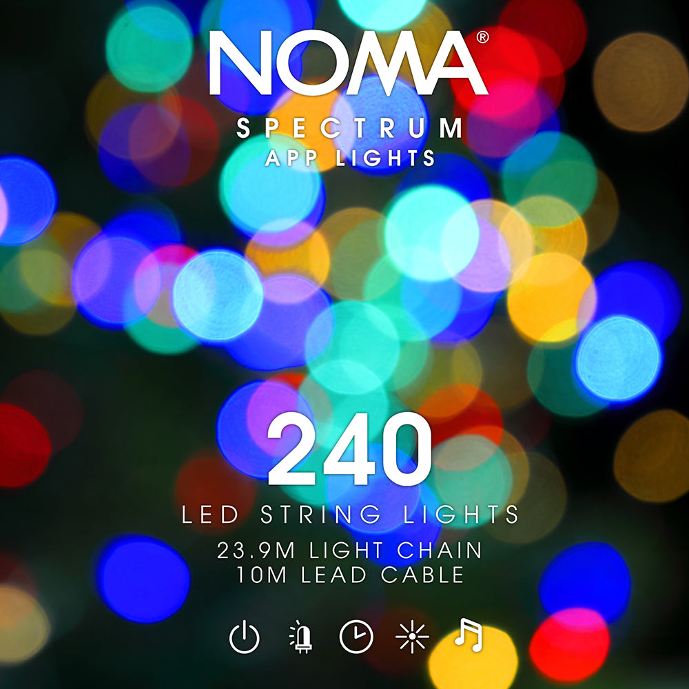 Spectrum String Lights 240 Spectrum App Controlled String Lights - NOMA
