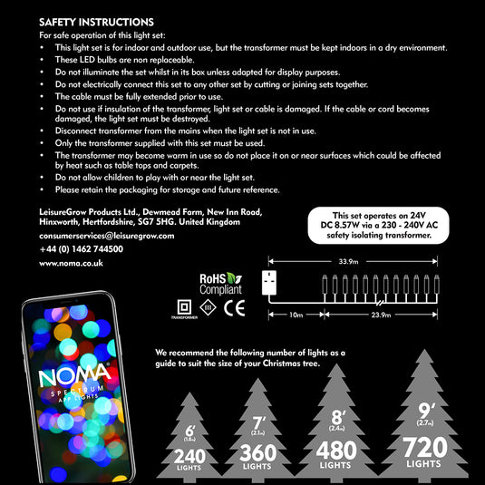 240 Spectrum App Controlled String Lights