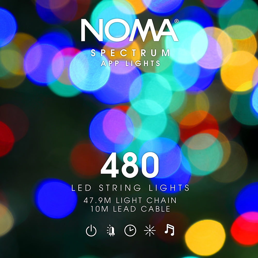 Spectrum String Lights 480 Spectrum App Controlled String Lights - NOMA