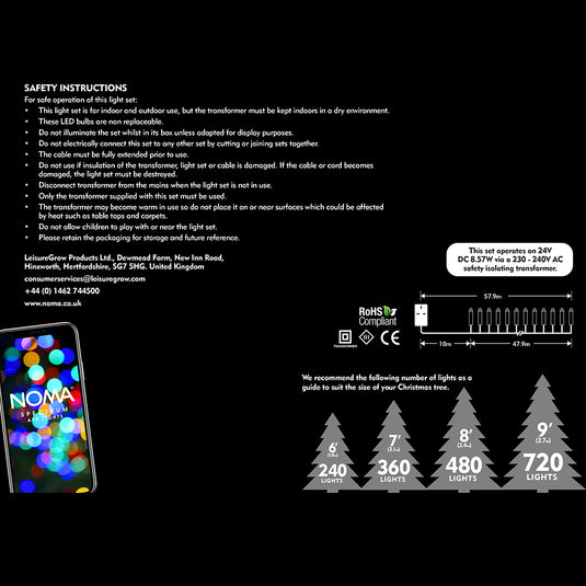 480 Spectrum App Controlled String Lights