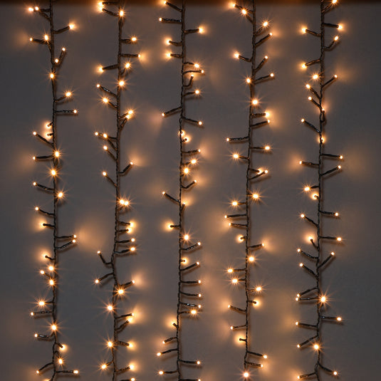 1.92m Cluster Curtain Light - 480 Warm White LEDs