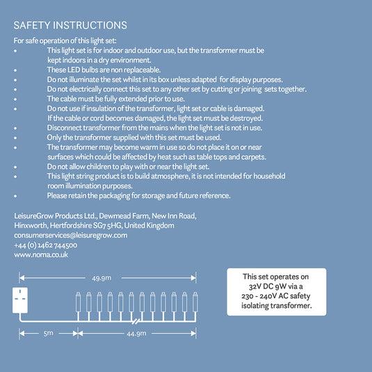 1500 Multicolour Multifunction Décor Tree Lights With Green Cable