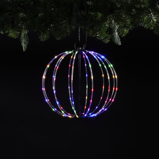 30CM Hanging Tube Light Spher With MultiColour LEDS
