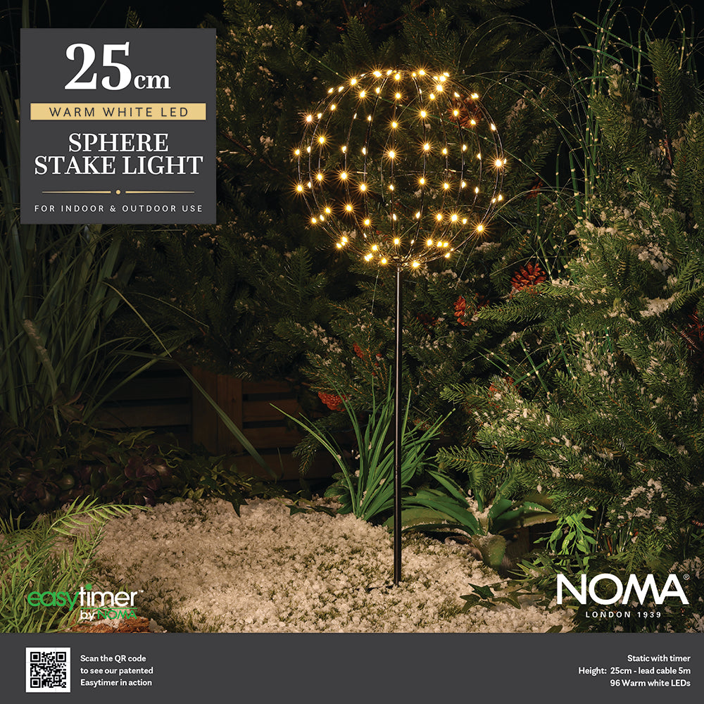 Globe Metal Stake Lights