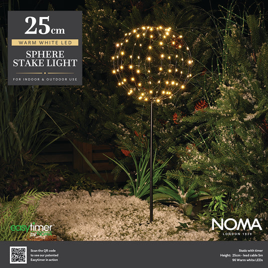 Globe Metal Stake Lights