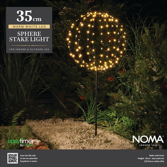 Globe Metal Stake Lights