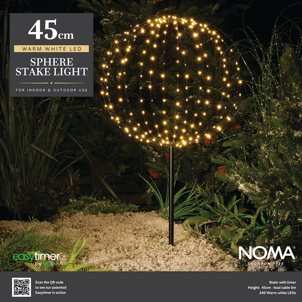 Globe Metal Stake Lights