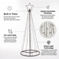 Paris By Night - Cone Tree With Star (1.6m)