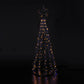 Paris By Night - Cone Tree With Star (1.6m)