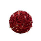 20cm Warm White Red Rattan Ball - 32 LEDs