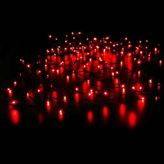 300 Colour Changeable Remote Controlled String Lights with Green Cable