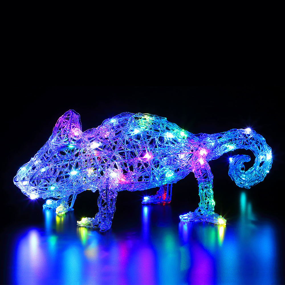 60 cm Long Colour Changeable Wire Frame Chameleon