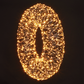 75cm Micro Wire Wreath - 720 Antique White LEDs