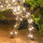 1.2m Warm White Standing Brown Wicker Richmond Deer