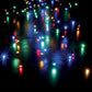 360 Multicolour Micro String Lights With Green Cable