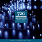 720 White Micro Décor Tree Lights with Silver Wire