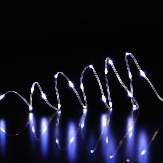 200 Duo Bulb Flexi Wire Lights With Clear Cable NOMA Christmas