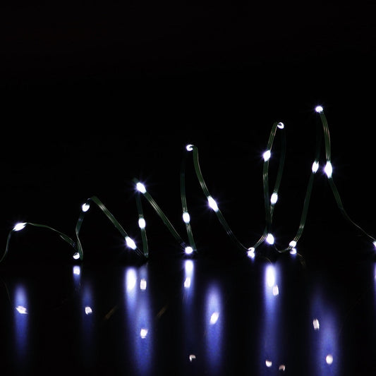 200 Duo Bulb Flexi Wire Lights With Green Cable