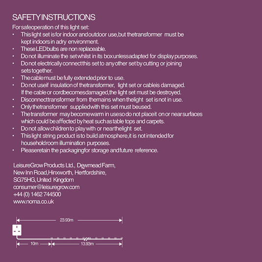 200 Pastel Flexi Wire Lights with Clear Cable