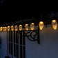 20 Warm White Large Facetted Cone Lights
