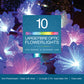 10 Colour Changing Large Flower Fibre Optic String Light