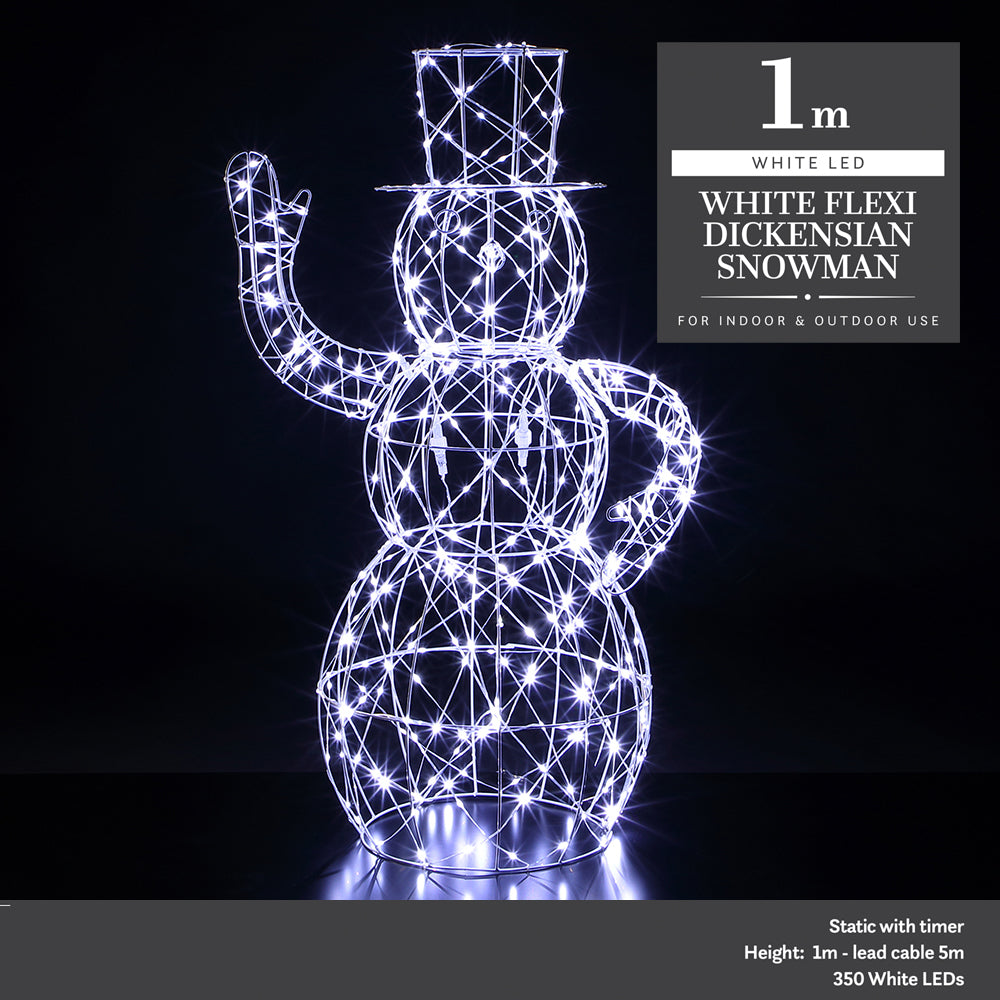 Flexi Light Dickensian Snowman