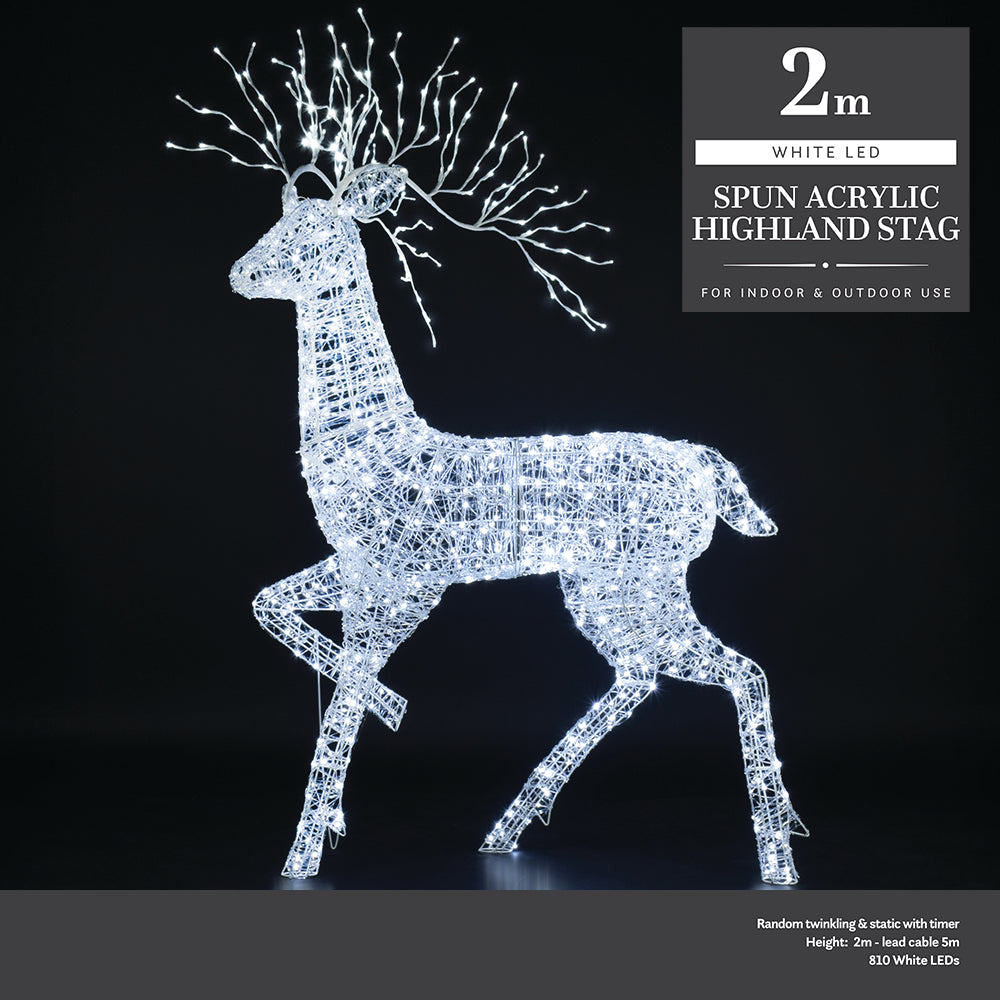 Spun Acrylic Highland Stag
