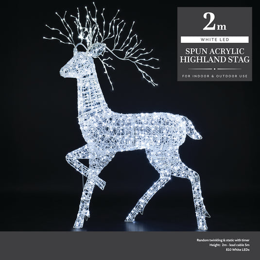 Spun Acrylic Highland Stag