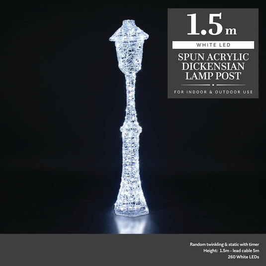 Spun Acrylic Dickensian Lamppost