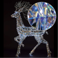 2M Iridescent Highland Stag