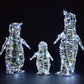 Iridescent Penguin Family