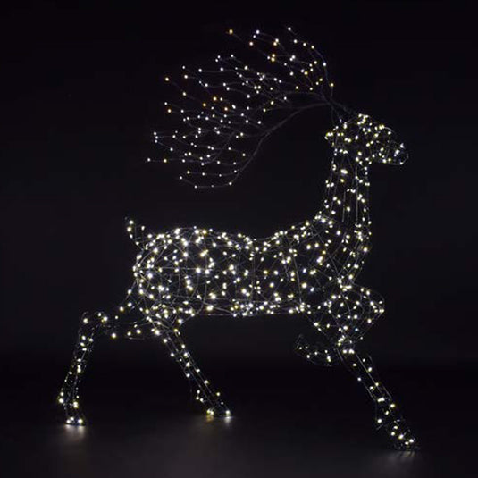 1.4 Grey Flexi Woburn Stag With Branch Antlers
