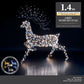 1.4 Grey Flexi Woburn Stag With Branch Antlers