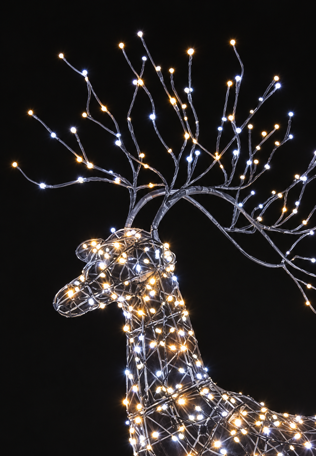 1.4M Grey Flexi Woburn Stag With Branch Antlers