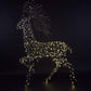 2M Grey Flexi Highland Stag With Branch Antlers