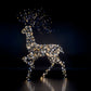 2M Grey Flexi Highland Stag With Branch Antlers