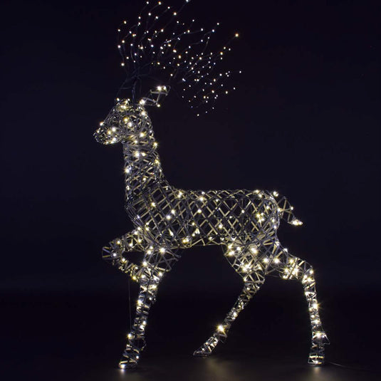 Grey Duo Bulb Rattan Richmond Stag