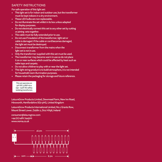 480 White Multifunction Cluster Lights With 6 Stakes