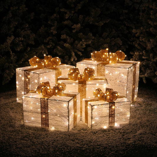 Set of 5 Winter Wonderland Presents