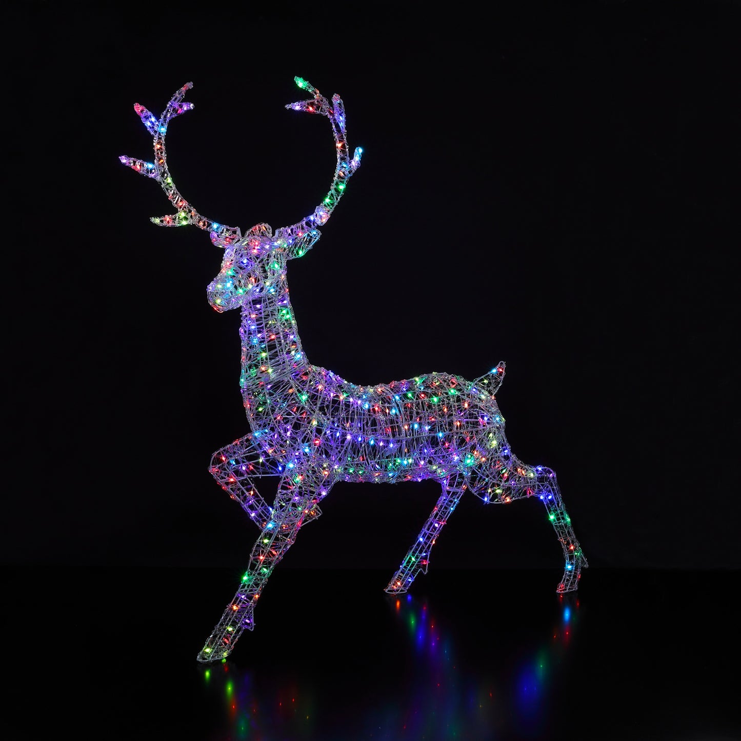 Spectrum 1.4M Spun Acrylic Woburn Stag With Wire Antlers