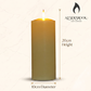 20CM Large Ivory Candle