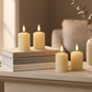 Set of 4 Ivory Votice Candles