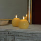 Set of 2 Ivory Sphere Candles