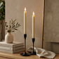 Set of 2 Ivory Dinner Candles