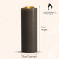 15CM Pewter Pillar Candle