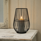 27CM Black Metal Basket Lantern
