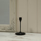 16CM Black Metal Dinner Candle Stick